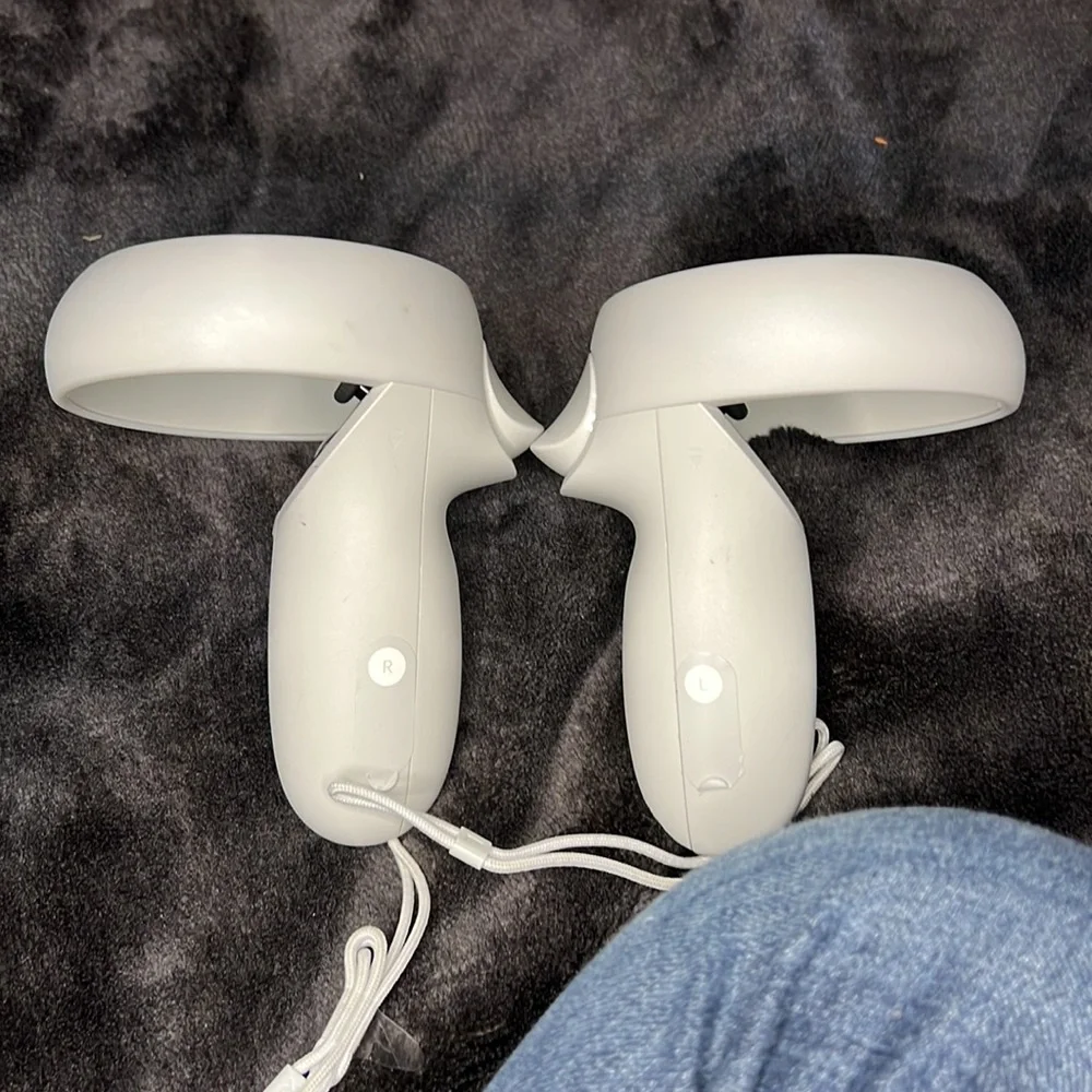 Oculus VR headset and controls